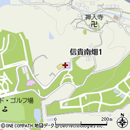 奈良県三郷町（生駒郡）信貴南畑周辺の地図