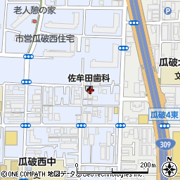 佐牟田歯科周辺の地図