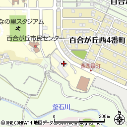 三重県名張市百合が丘西５番町2周辺の地図