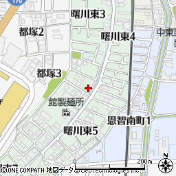 大阪府八尾市曙川東6丁目30周辺の地図