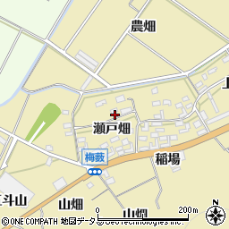 愛知県田原市亀山町瀬戸畑16周辺の地図