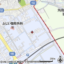 岡山県都窪郡早島町前潟704-9周辺の地図