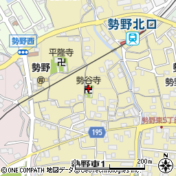 奈良県生駒郡三郷町勢野東2丁目周辺の地図