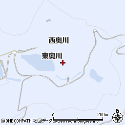 愛知県田原市和地町東奥川周辺の地図
