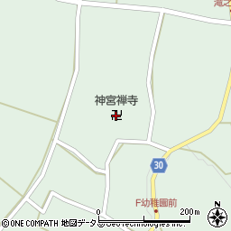神宮禅寺周辺の地図