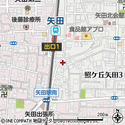のぞみ信用組合矢田支店周辺の地図