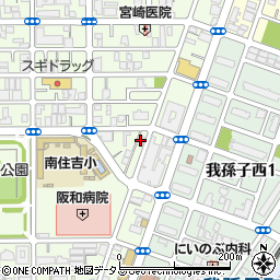 錦秀会　職員食堂周辺の地図