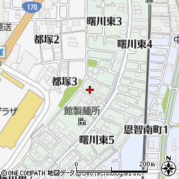 大阪府八尾市曙川東6丁目26周辺の地図