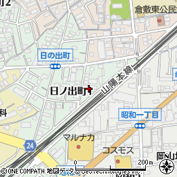 アルファデイサービスセンター倉敷駅前通り周辺の地図