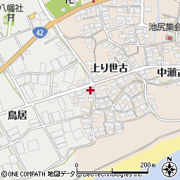 愛知県田原市池尻町上り世古89周辺の地図