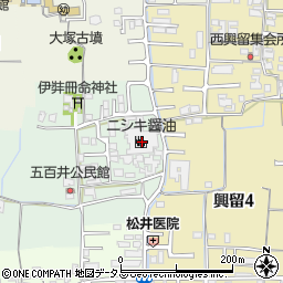 ニシキ醤油株式会社周辺の地図