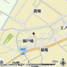 愛知県田原市亀山町瀬戸畑22周辺の地図