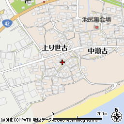 愛知県田原市池尻町上り世古34周辺の地図