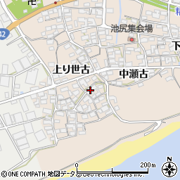 愛知県田原市池尻町上り世古55周辺の地図