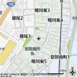 大阪府八尾市曙川東6丁目18周辺の地図