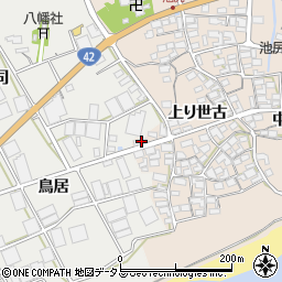 愛知県田原市池尻町上り世古123周辺の地図