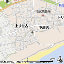 愛知県田原市池尻町上り世古59周辺の地図