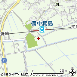 岡山県岡山市南区箕島524-4周辺の地図