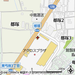 くら寿司アクロスプラザ八尾店周辺の地図