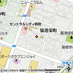 岡山県岡山市南区築港栄町24周辺の地図