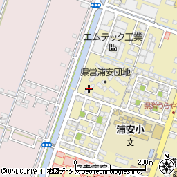 県営うらやす団地３周辺の地図