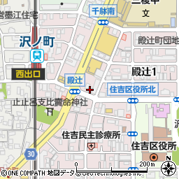 ＪＰ大阪住吉ビル周辺の地図