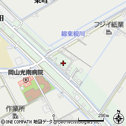 岡山県岡山市南区藤田577周辺の地図