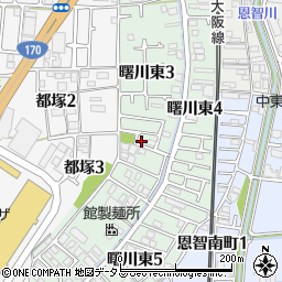 大阪府八尾市曙川東3丁目28周辺の地図