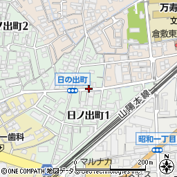 〒710-0063 岡山県倉敷市日ノ出町の地図