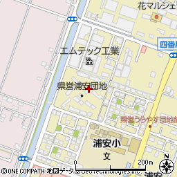 県営うらやす団地７周辺の地図