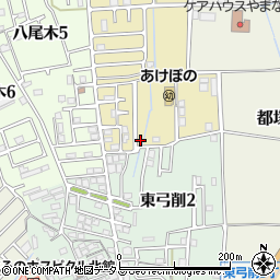 大阪府八尾市八尾木東3丁目78周辺の地図