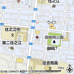 竹垣表具店周辺の地図