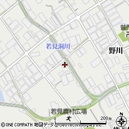 愛知県田原市若見町野川33周辺の地図