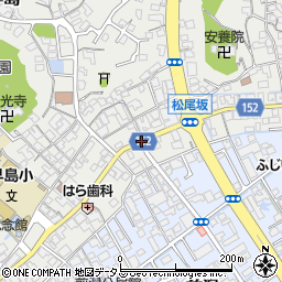 早島駅前周辺の地図