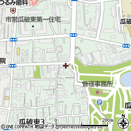 一馬花店周辺の地図