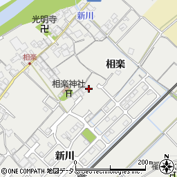 三重県名張市赤目町（相楽）周辺の地図