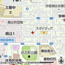 大阪府大阪市住吉区南住吉3丁目17-26周辺の地図