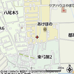 大阪府八尾市八尾木東3丁目70周辺の地図
