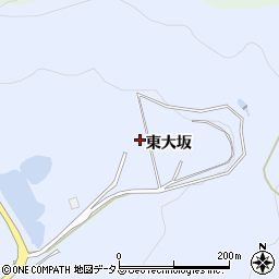 愛知県田原市和地町東大坂周辺の地図