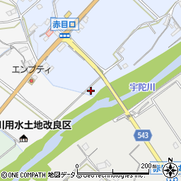 三重県名張市結馬171周辺の地図