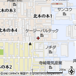 大阪府八尾市北木の本1丁目51-5周辺の地図