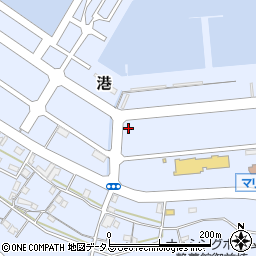 静岡県御前崎市港周辺の地図