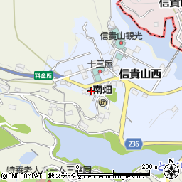 奈良県生駒郡三郷町信貴山西3-70周辺の地図