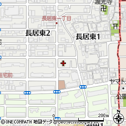 セブンイレブン大阪長居東１丁目店周辺の地図
