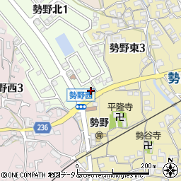 ファミリーマート三郷勢野北店周辺の地図