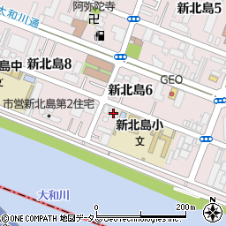 ツインフォレスト住之江２番館周辺の地図