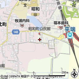 奈良県大和郡山市昭和町1-1周辺の地図