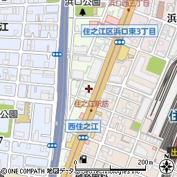 大阪協栄信用組合住吉支店周辺の地図