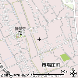 三重県松阪市市場庄町周辺の地図