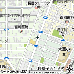 大阪府大阪市住吉区南住吉3丁目1-4周辺の地図